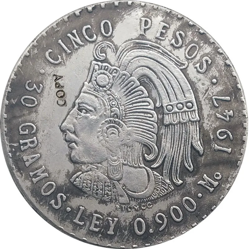 1947 мексиканские монеты орел Америка КОПИЯ коллекция|Безвалютные монеты| |