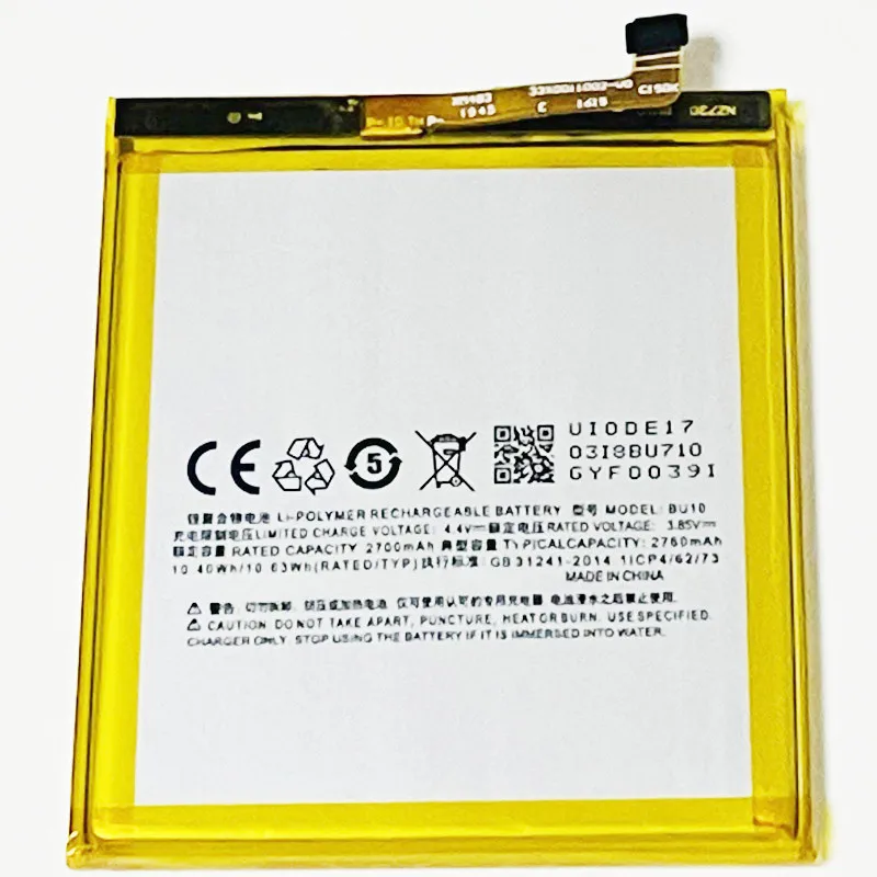3 85 V 2760mAh BU10 для Meizu Meilan U10 U680D U680A аккумулятор | Мобильные телефоны и аксессуары