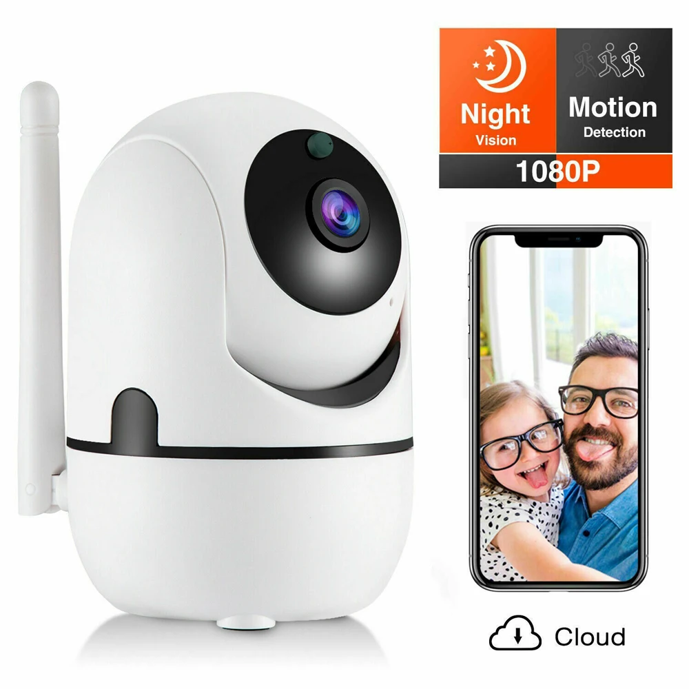 1080P WiFi IP камера сети ИК-вырез панорамирование наклона ночного видения CCTV Pet baby monitor