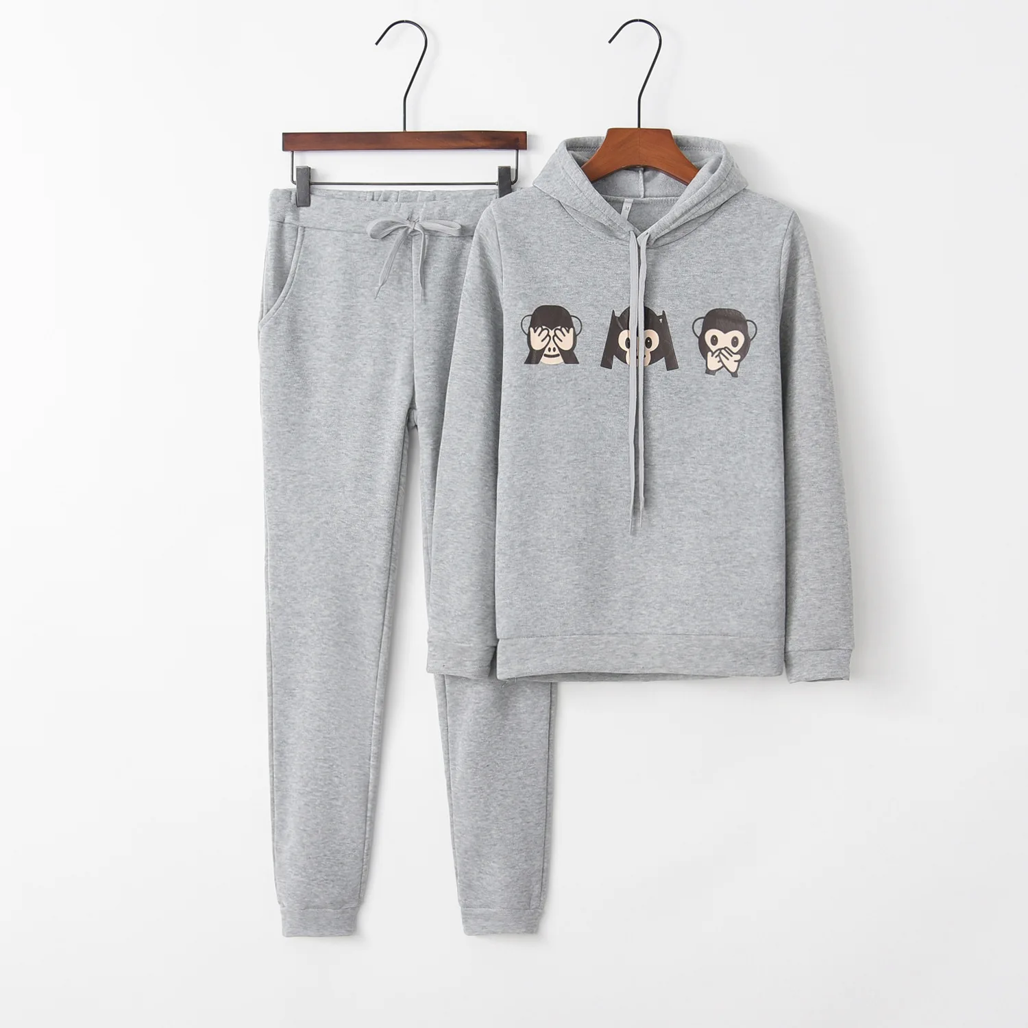 Горячая Распродажа 2020 новый дизайн модный костюм с милой обезьянкой женский