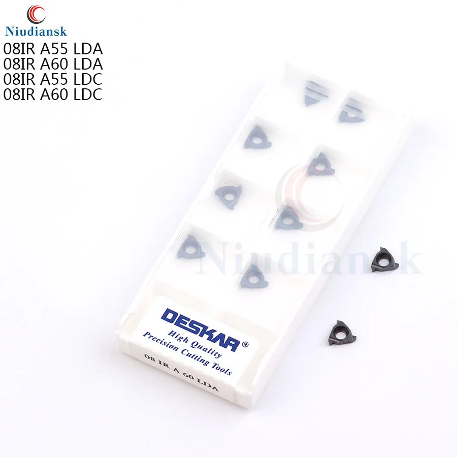 

Original 08IR A55 08IR A60 LDA 08IR A55 08IR A60 LDC thread turning tool indexable insert CNC lathe turning tool carbide insert