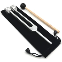 om136 1hz aluminum alloy musical tuning fork instrument kit for sound healing sound vibration tools