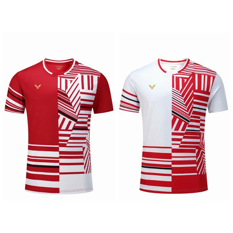 

Badminton Apparel Brand V Ictor Denmark National Team Game Clothes Promotional Version Of Breathable Quick-Drying Sweatshirt
