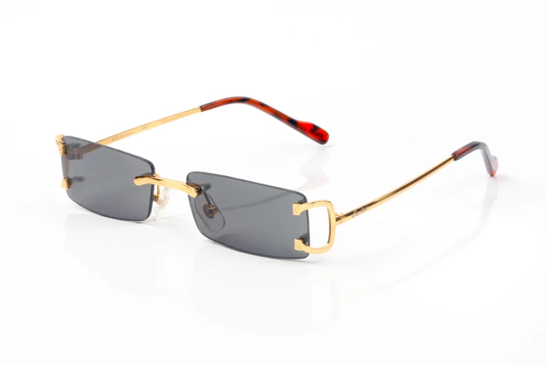 

Pawes Glasses Frame Men Sunglasses Gold Rimless Eyeglasses for Man Anti Reflective Clear Lens Prescription Spectacles 9801