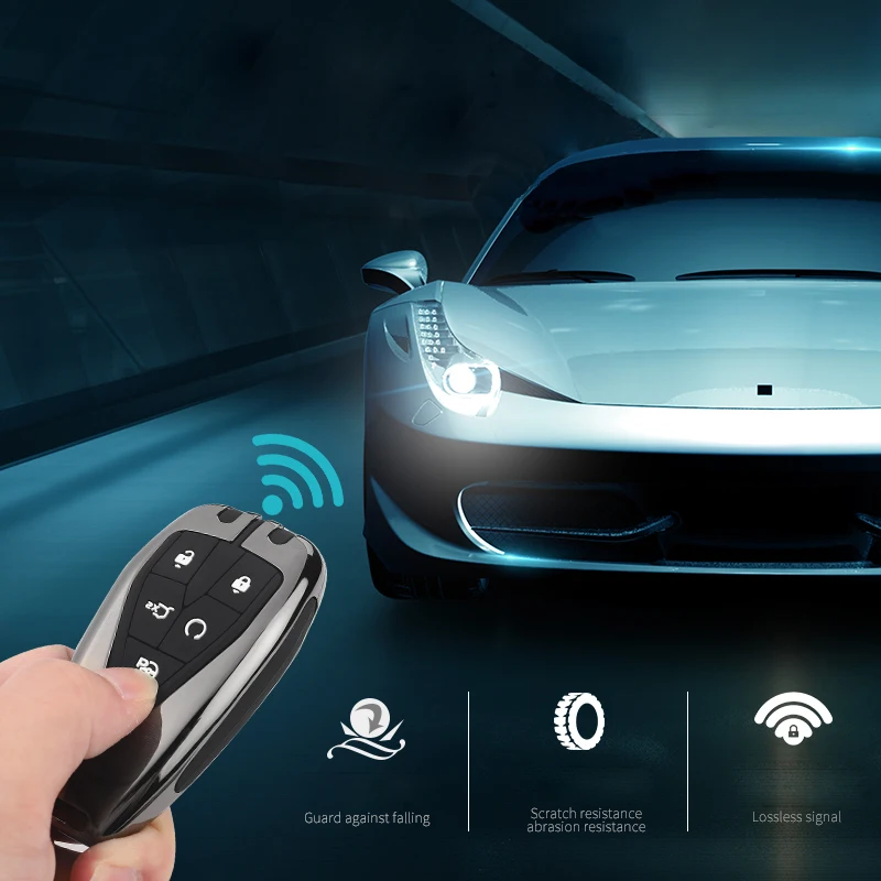 2020 ключа автомобиля чехол с полным покрытием в виде ракушки оцинкованный сплав