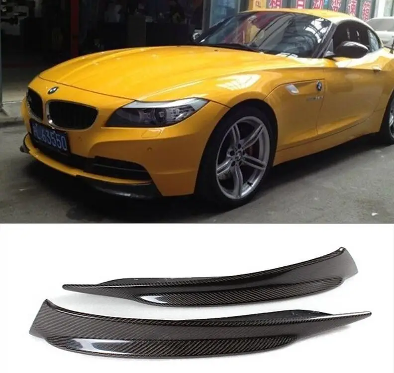 

High quality Carbon Fiber Auto Car Front Lip Splitter Cover trim Fits For BMW Z4 E89 2009 2010 2011 2012 2013