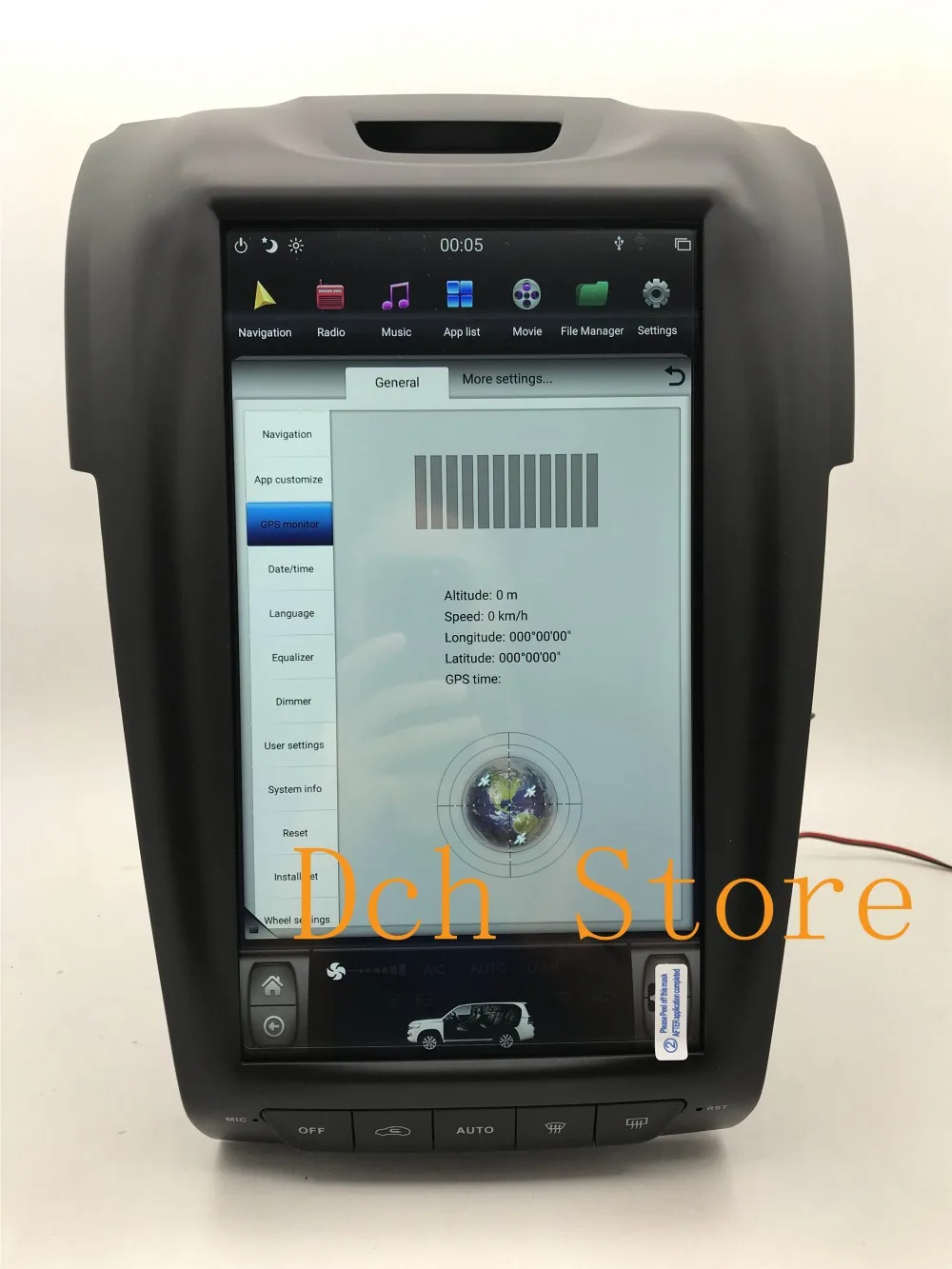 12,1 дюймов вертикальный tesla стиль Android 8,1 автомобильный dvd-плеер gps Navi Радио для ISUZU D'MAX DMAX MUX Chevrolet S10 Авто Стерео PX6