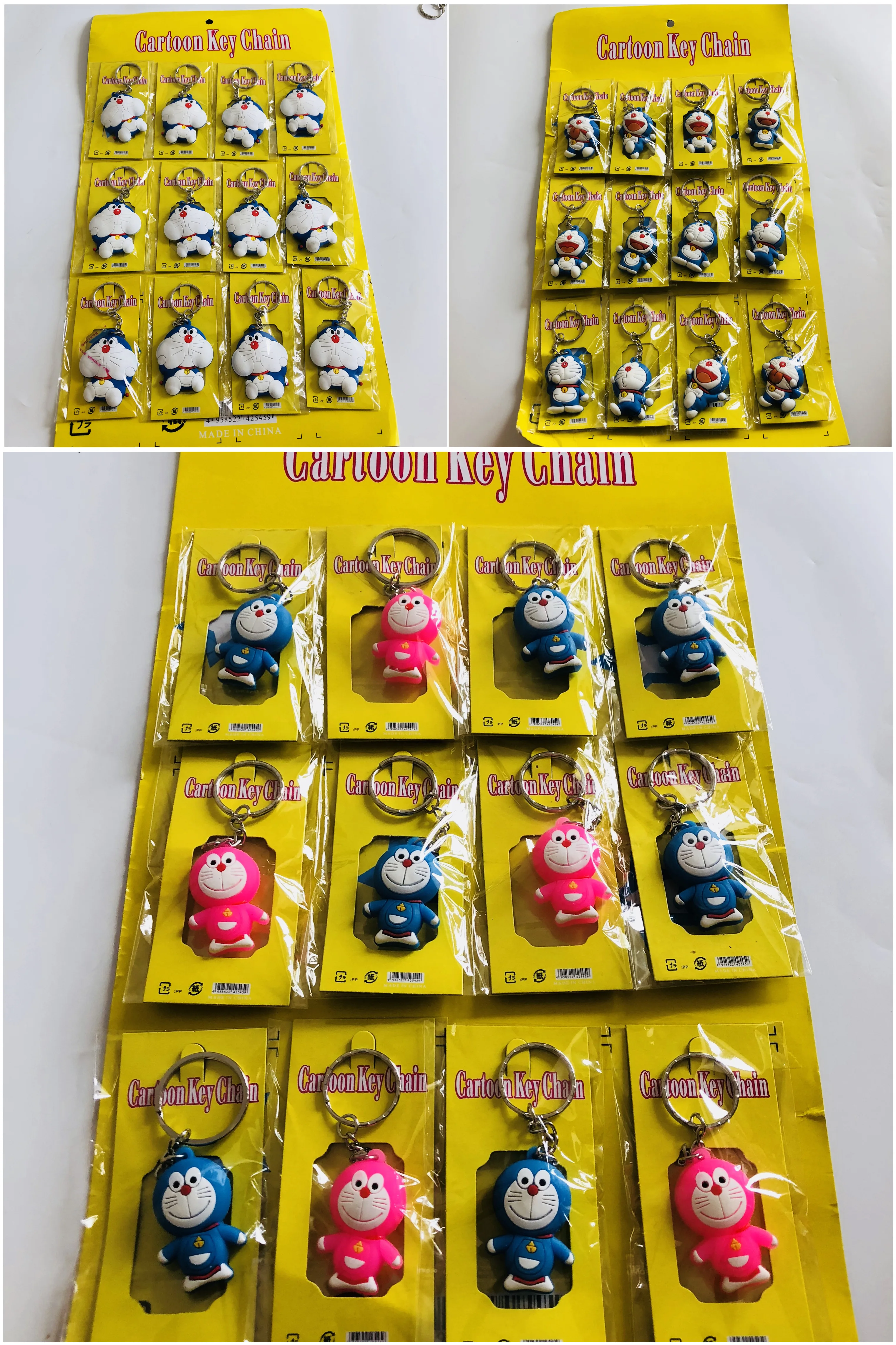 Брелок IVYYE в виде синего дораэмона из ПВХ брелок фигурки милые игрушки подарок на