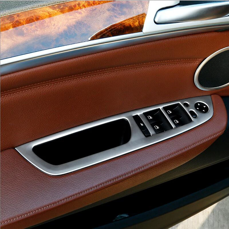 

(Left Hand Drive Only) For BMW X5 X6 E70 E71 F15 F16 Inner Accessories Trim Left Hand Drive Window Switch Button Cover Frame