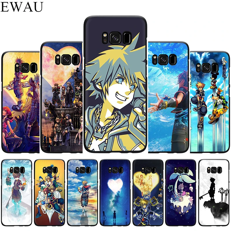 Аниме Kingdom Hearts силиконовый чехол для мобильного телефона Samsung Galaxy S6 S7 край S8 S9 S10