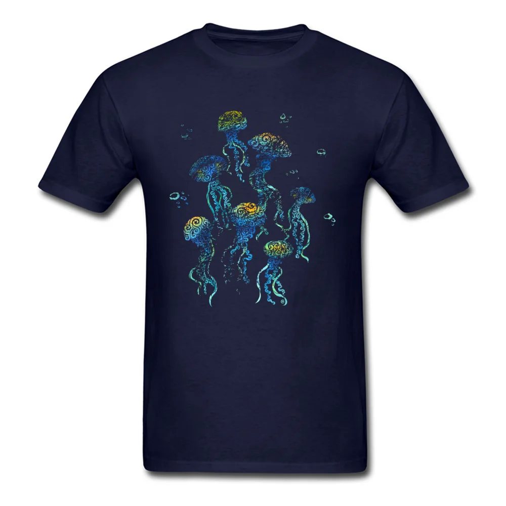 

Swirly Jellyfish (grunge) Casual Tops T Shirt Short Sleeve for Male All Cotton Labor Day O Neck T-shirts Group Tee Shirts Family