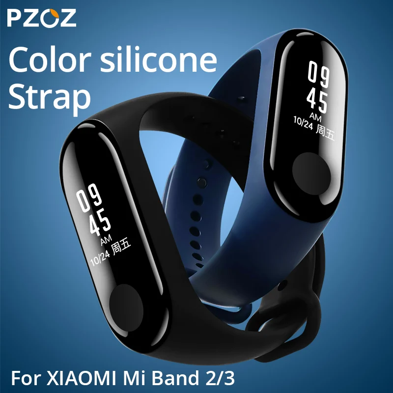 PZOZ для xiao mi band 4 ремешок из силикагеля с заменой движения аксессуары браслет xiaomi