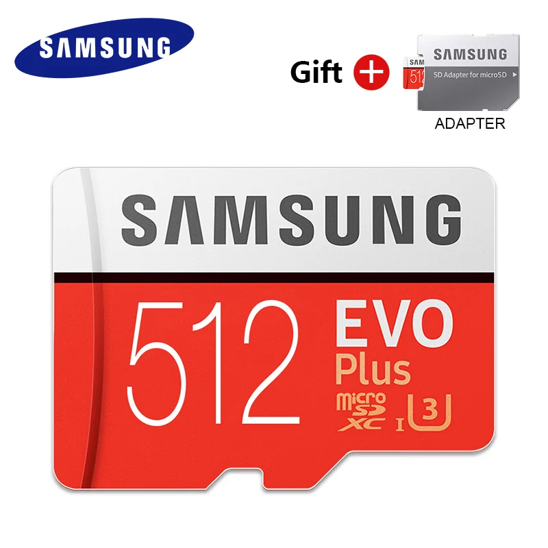 512GB samsung EVO 32 Гб 64 Гб 128 ГБ SDHC mini Carte Memoire C10 64 Гб SDXC U3 картао SD безопасный для смартфонов флэш-накопитель - Емкость: 512GB
