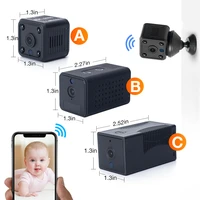 rechargeable small camera wireless wifi surveillance camera built in battery mini wifi camera security 1080p hd micro camera