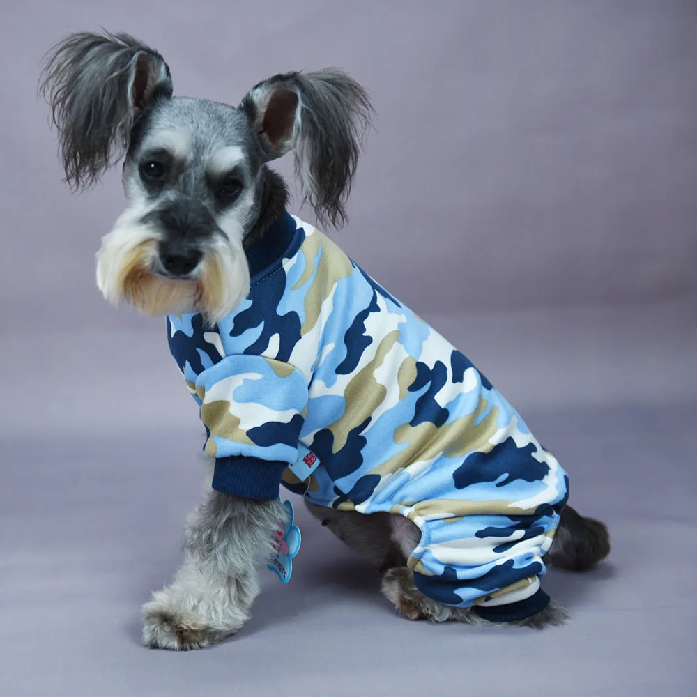 Одежда для домашних животных Премиум теплый флис Повседневный принт щенок