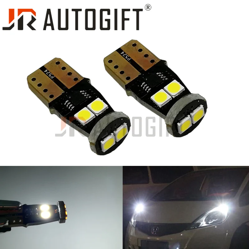 50 шт. высокое качество T10 6SMD 3030 светодиодный светильник для автомобиля Canbus без OBC