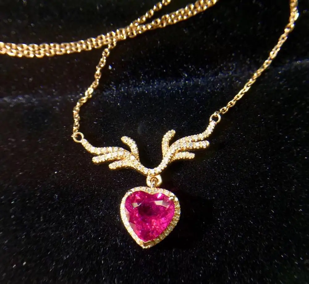 Rubillite ювелирные изделия 100% натуральный красный рубилит драгоценный камень