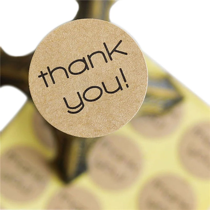 

60 шт., бумажные пакеты с бумажными наклейками