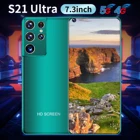 S21Utra смартфон с 5,5-дюймовым дисплеем, десятиядерным процессором, ОЗУ 8 Гб, ПЗУ 7,3 ГБ, 24 Мп + 48 МП, android 256