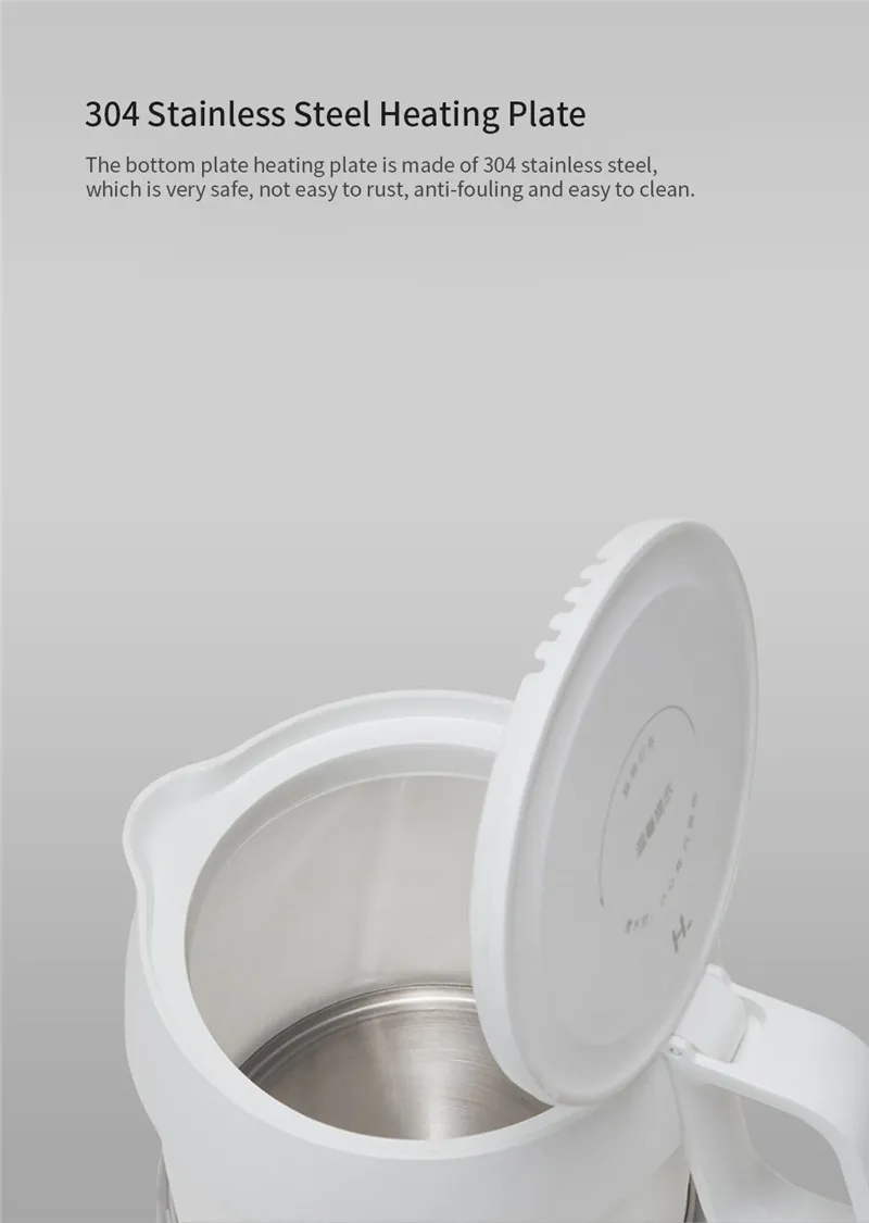 Xiaomi Hl 1000 мл Vouwen водяной кокер ручной мгновенный нагрев Электрический водонагреватель автомобиля Защита от отключения питания проводной Ketel