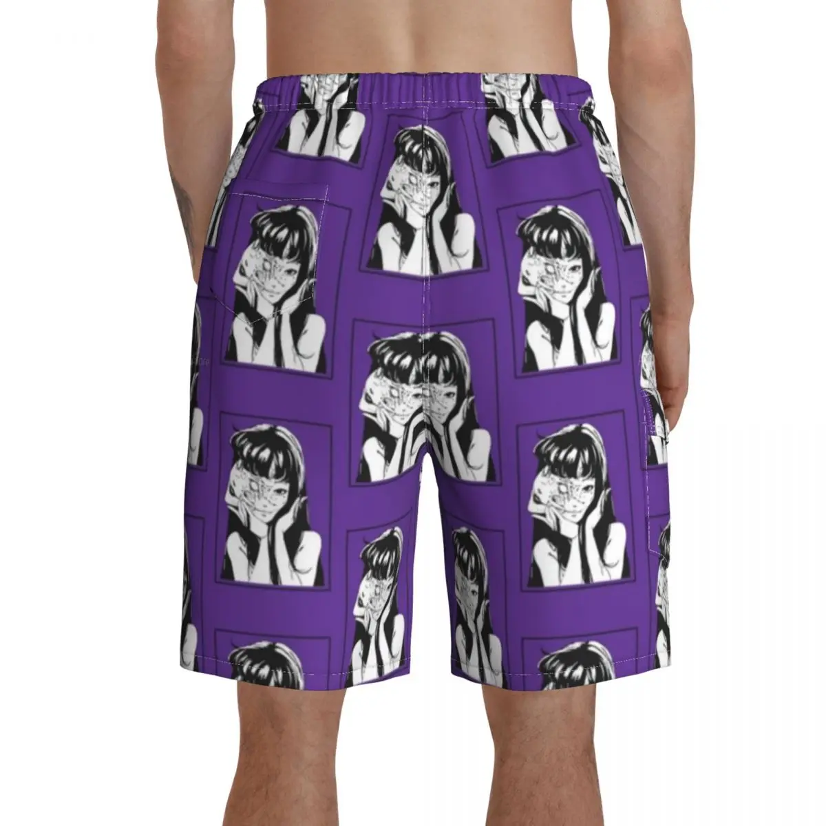 

Tomie Board Shorts Beach Swimming Trunks Polyester Funny Men Swim Trunks