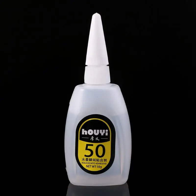 

P15F Aquatic Plants Grass Moss Glue Adhesive Fish Tank Coral Decoration Instant Rock Glue