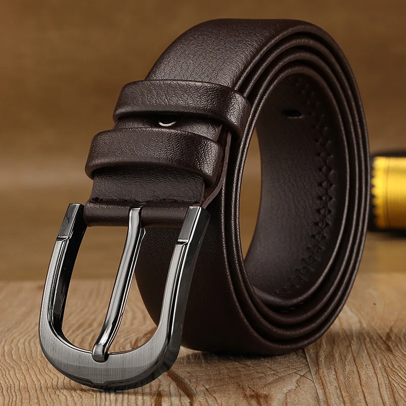

Simple hot men's needle buckle belt Korean fashion casual belt men's leather belt manufacturer wholesale