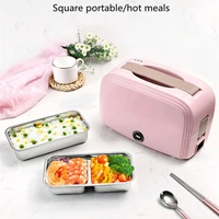fashional electric lunch box meals heating box household portable multi cooker rice cooker warmer food steamer heater bento box