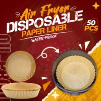 10050pcs 1620cm air fryer disposable paper liner non stick mat parchment wood pulp steamer round paper liner dropshipping