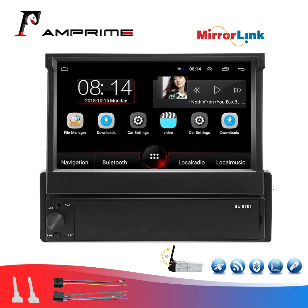 Автомобильный мультимедийный плеер AMPrime стерео система на Android с 7 &quotэкраном
