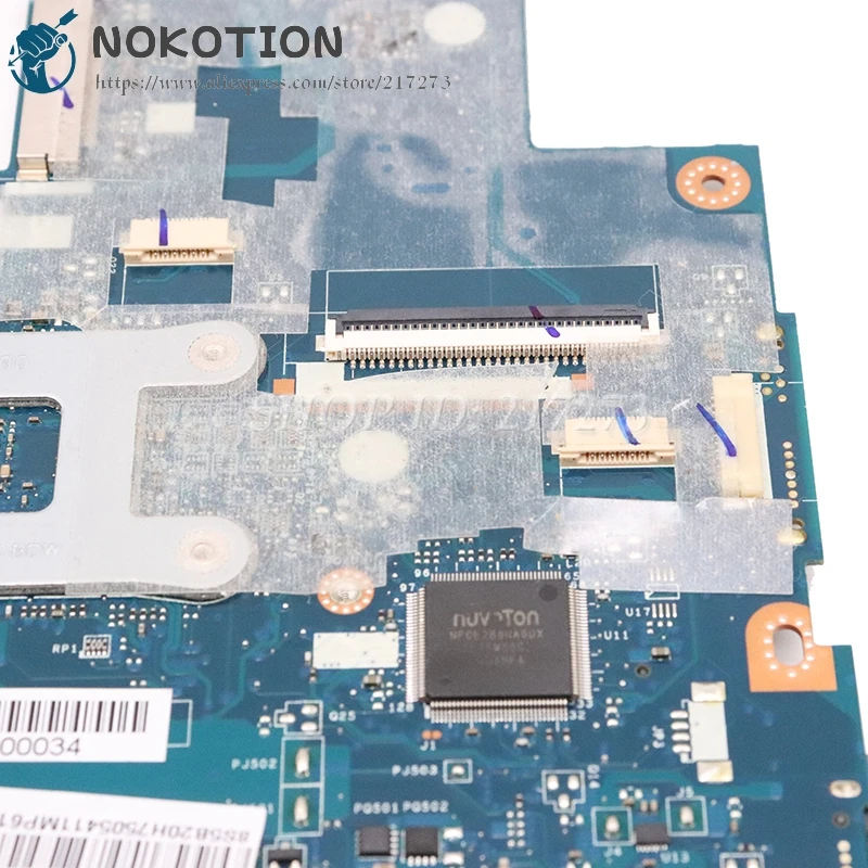 NOKOTION материнская плата для ноутбука lenovo Ideapad B50-70 5B20G46164 ZIWB2 ZIWB3 ZIWE1 LA-B092P DDR3L SR1EF I5-4210U