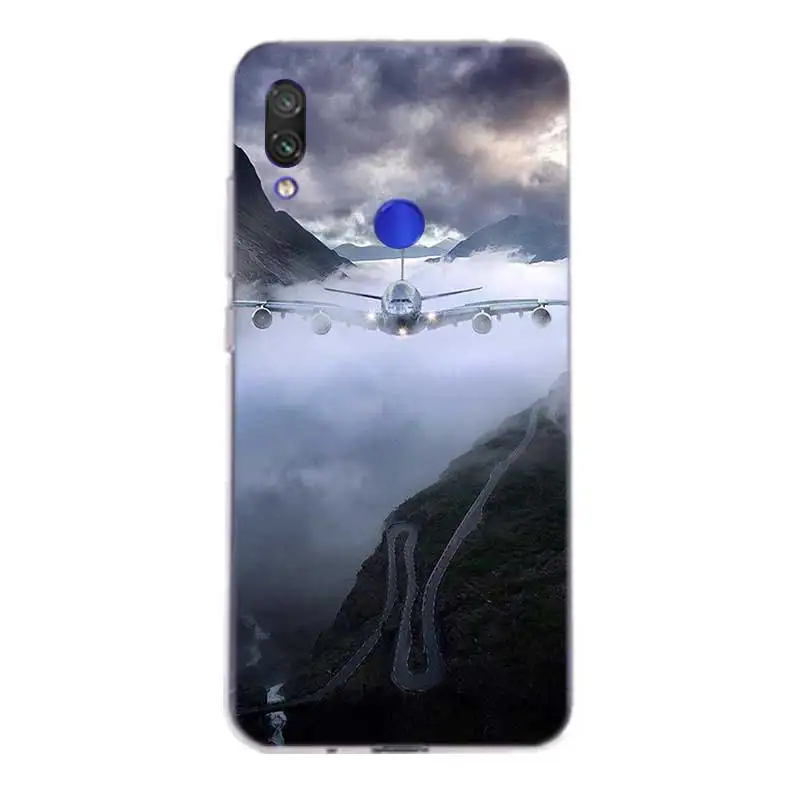 Самолет Сотовая связь силиконовый чехол для спортивной камеры Xiao mi Red Note 7 6 Pro 5 4 4X