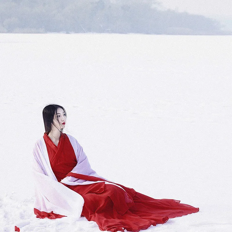 Горячая Распродажа костюм Hanfu Женский Зимний новый с гравировкой рубашка