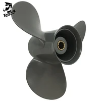 captain propeller 9 78x12 fit honda outboard engines bf25 bf30 aluminum 10 tooth spline rh 58130 zw2 f01za
