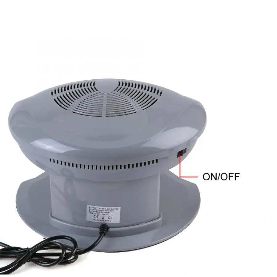 400 Вт Воздушный вентилятор для ногтей фен теплый и холодный ветер УФ гель