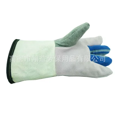 Перчатки из натуральной воловьей кожи с теплоизоляцией защитные перчатки для