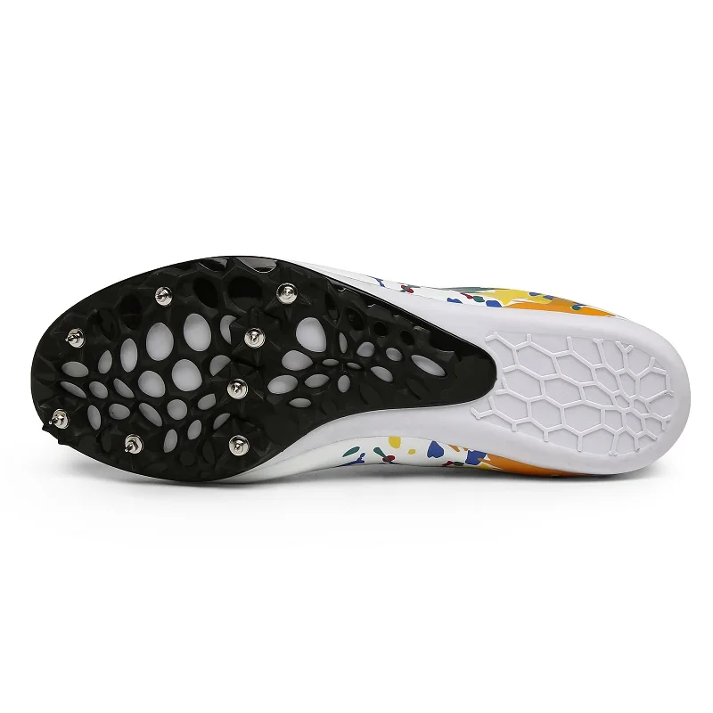 MIULIFEUGG Professional Men Track and Field Shoes Spikes Running Sprint Sneakers Women Athletic Long Jump Sport Wholesale | Спорт и