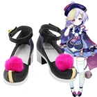 Игра Genshin Impact Qiqi Косплей Хэллоуин Карнавальная Вечеринка обувь на заказ