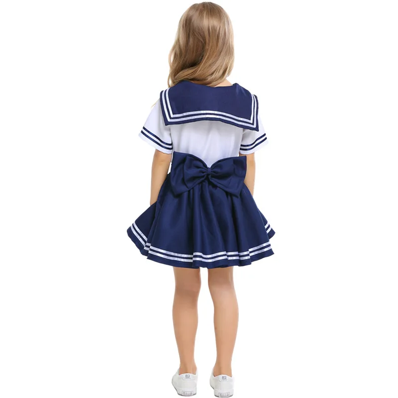 

Sailor Costume Cosplay Girls Navy Suit Halloween Costume For Kids