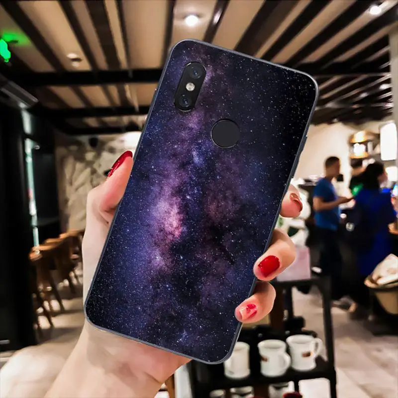 

Grey Infinite Starry Sky Phone Case For Xiaomi Mi 10 5 6 A2 A2lite A1 9 9SE 8Lite 8explorer Pocophone F1 Fundas Cove