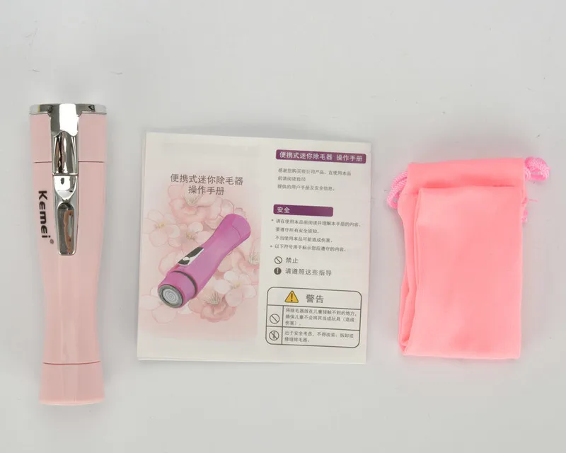 Женский эпилятор Kemei с сухим аккумулятором Женская бритва для тела острый
