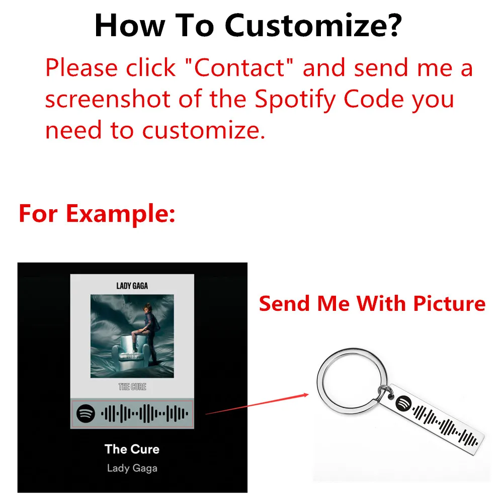 Брелок мужской/женский из нержавеющей стали с лазерной гравировкой | Украшения и