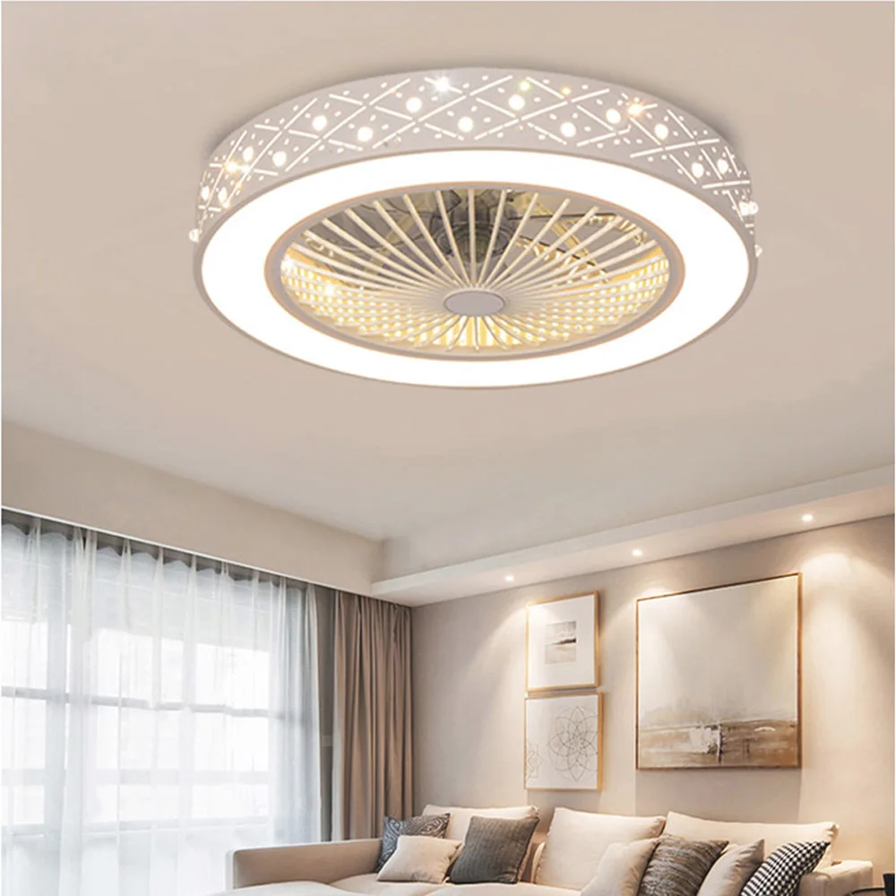 

Contemporary Ceiling Fan Light Remote Control Fashion Ceiling Fan Light Shade Retro Lampara Ventilador Techo Home Decor EI50FL