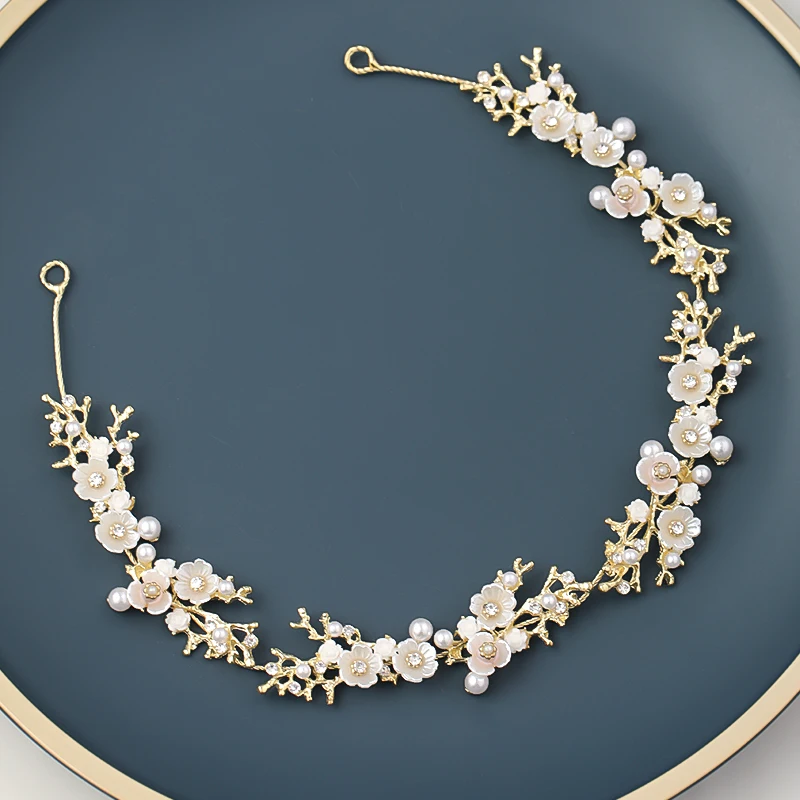 Золото с ретром вкусом женские свадебные туфли лодочки и повязка на голову