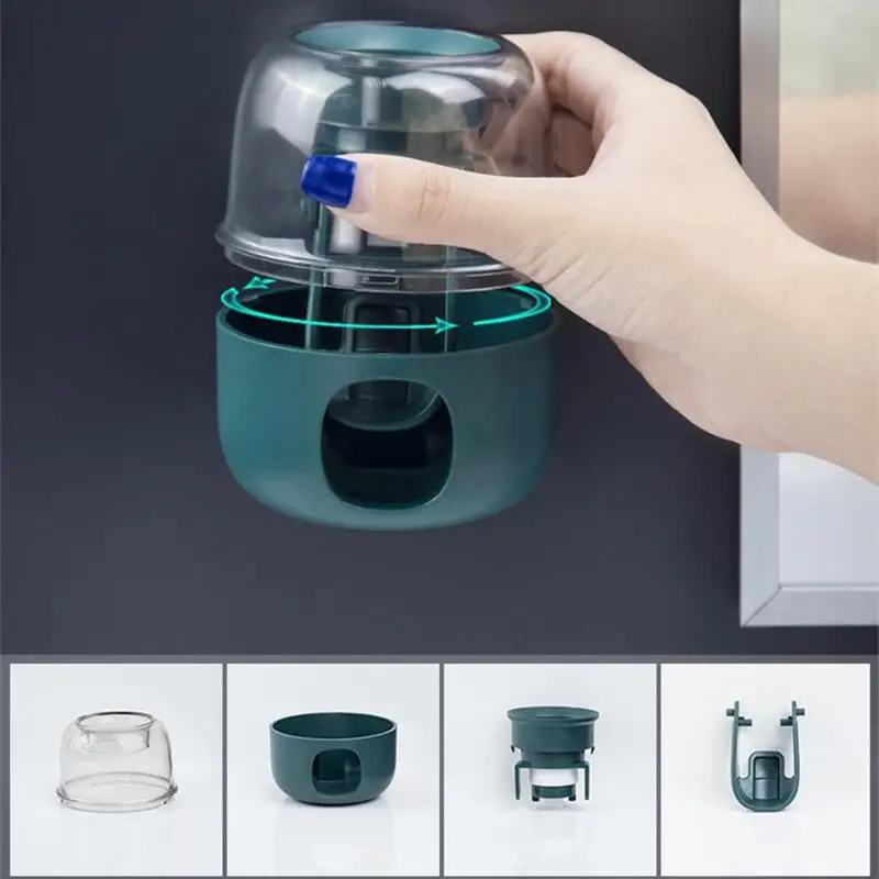 toothpaste squeezer automatic dispenser holder bathroom accessories wall mount bathroom products gadgets reusable for kids home free global shipping