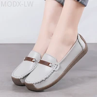 new womens vulcanized peas shoes fashionable and comfortable flat shoes ladies casual non slip soft sole mother work shoes