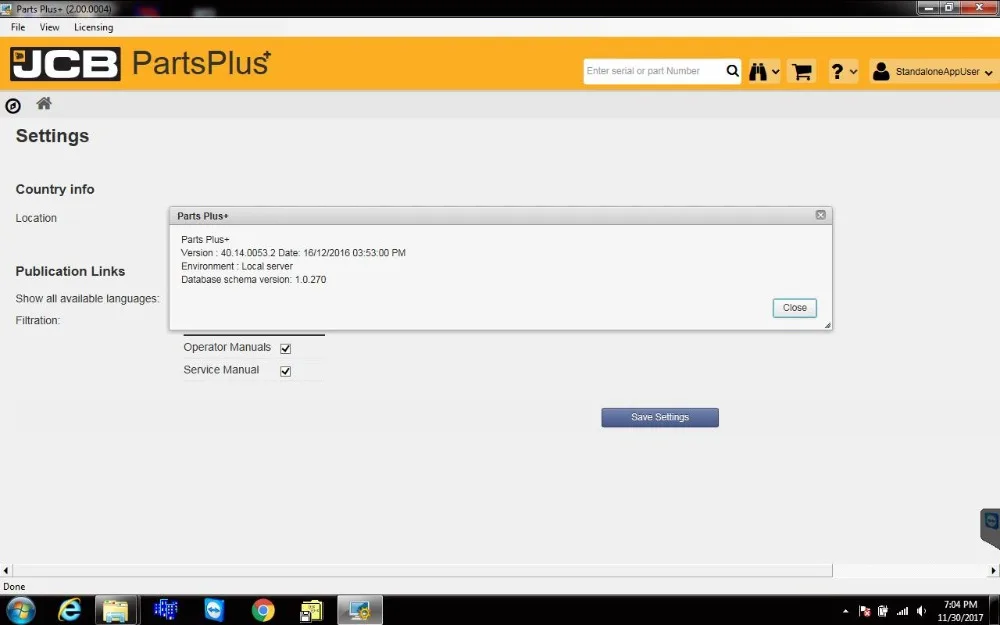 Руководства по обслуживанию JCB Compact 2017 + каталог запасных частей SPP 2 0 генератор