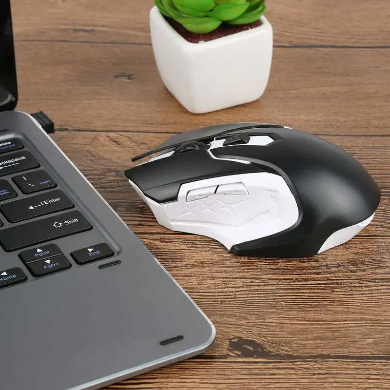 Беспроводная мышь 2 4 ГГц беспроводная с Usb-разъемом для любителей игр компьютера