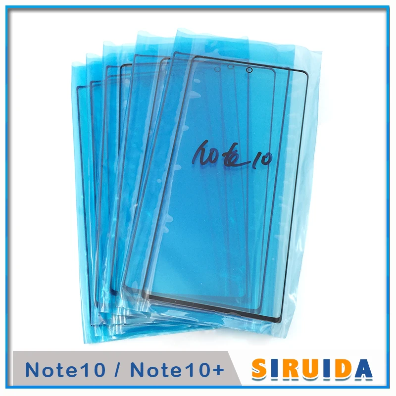 10 шт. высококачественные передние стеклянные линзы для Samsung Galaxy Note Note10 N970 N970F N970U