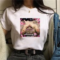 women new summer animal print t shirt for girls 2021 summer women short sleeve korean fashion aesthetic female top tees t shirt
